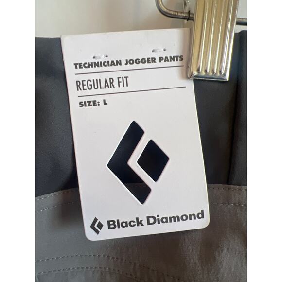 BLACK DIAMOND 
WOMEN'S TECHNICIAN
JOGGER PANTS BLACK GRAY LARGE - Picture 5 of 15